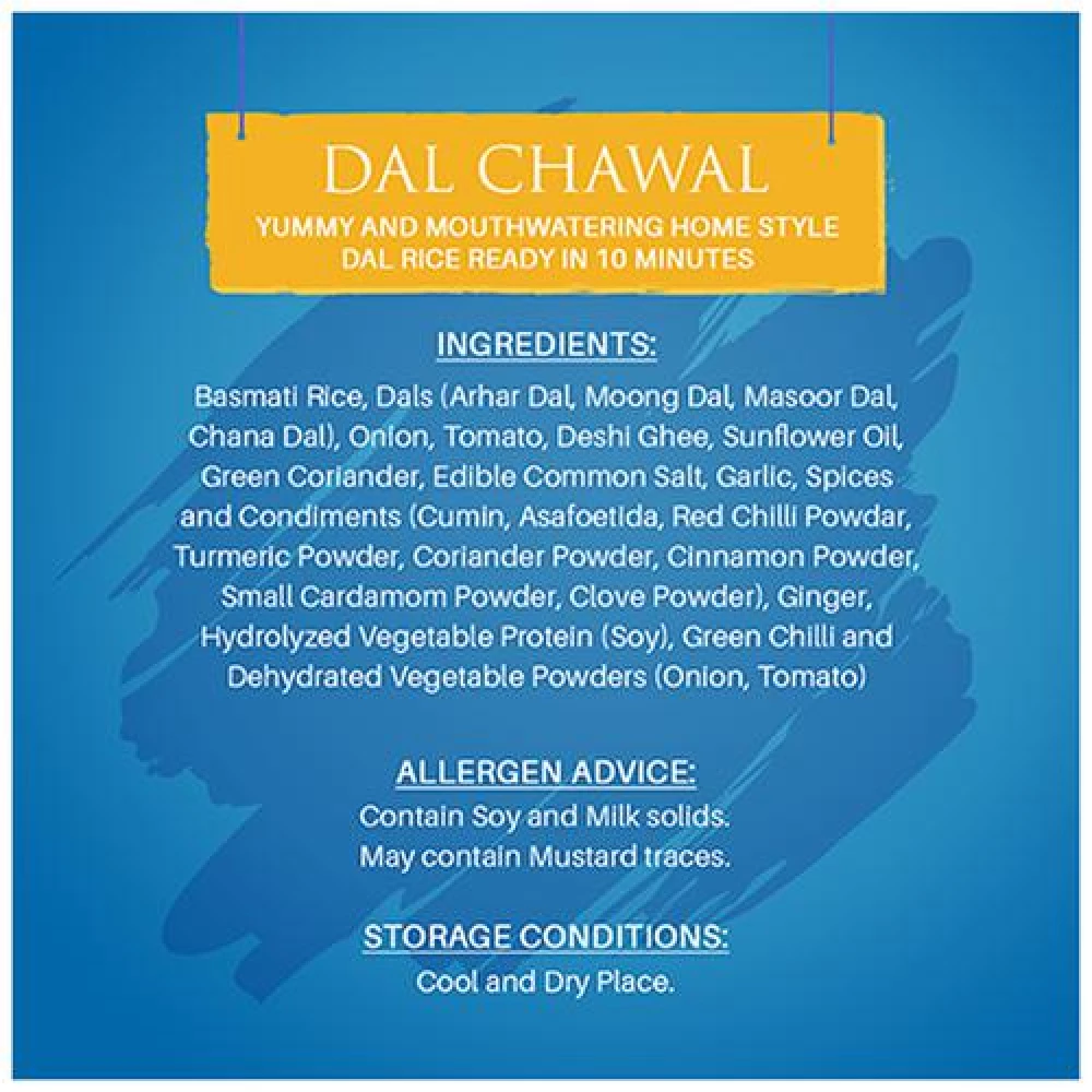 Daawat Cuppa Rice Dal Chawal - Ready In 10 Minutes, 90 g-4.webp